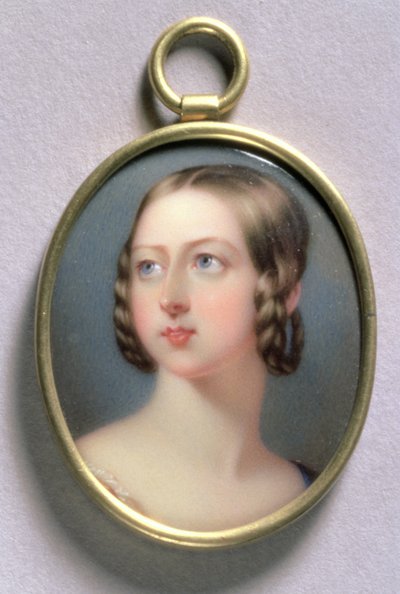 Portrait Miniature of Queen Victoria by William Essex